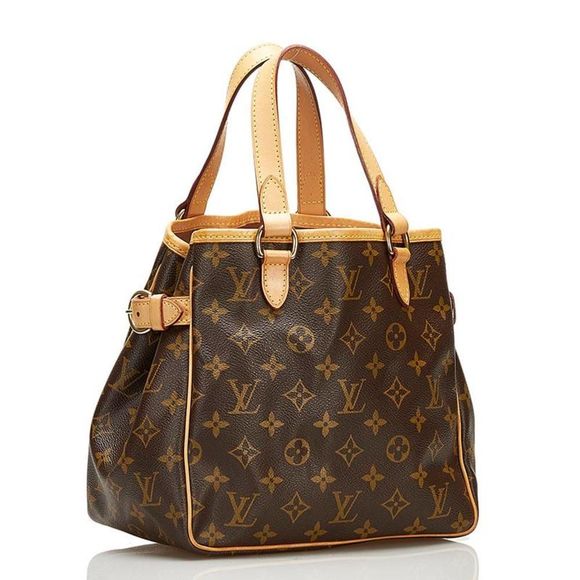 Louis Vuitton Monogram Batignolles Handbag PVC Leather Brown - Picture 2 of 8